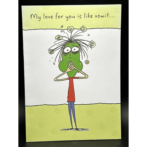 Humor Love Greeting Card w/Envelope
