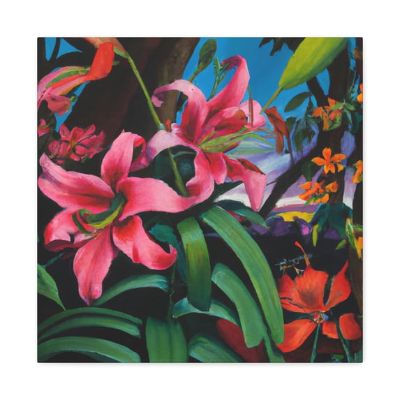 Lily in Realism - Canvas