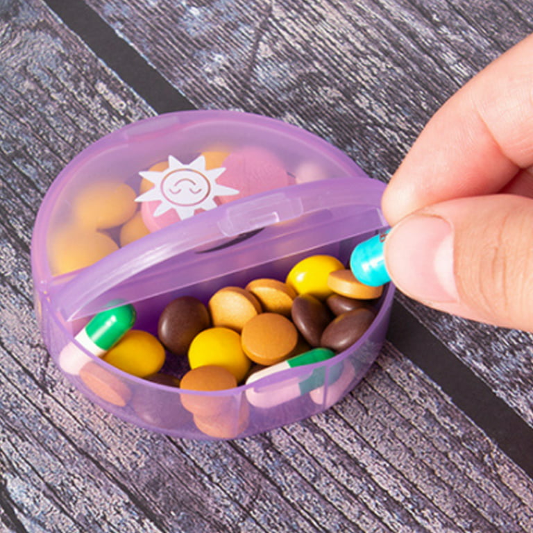 ePizdiz Colorful Empty Plastic Pill Bottle Organizer with Labels Medicine  Vitamin Bottle Chemical Containers with Caps,6pcs (100ml)
