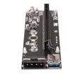 thumbnail image 4 of CNKOO Dual Psu Power Supply Extension Cable for Atx Motherboard Powered Riser Adapter Card W/60cm Usb 3.0 Extension Cable and 4-pin Pci-e to Sata Power Cable-gpu Riser Extender Cable-ethe, 4 of 6