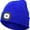 Blue, variant on Unisex Beanie Hat with Light, USB Rechargeable LED Headlamp Beanie, Gifts for Dad Father Men Husband Warm Knitted Cap (Red)
