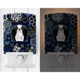 thumbnail image 2 of Caroline's Treasures BB5081CNL Blue Flowers Japanese Chin Ceramic Night Light, 6x4x3", multicolor, 2 of 2