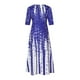 thumbnail image 5 of Moda Casual Mujer O-cuello Gradiente Posicionamiento Impreso 1/2 Manga Vestido de manga grande Fridja  NMB2794, 5 of 8