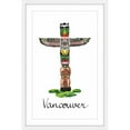 thumbnail image 1 of "First Nations Totem Pole" Framed Painting Print, 1 of 5