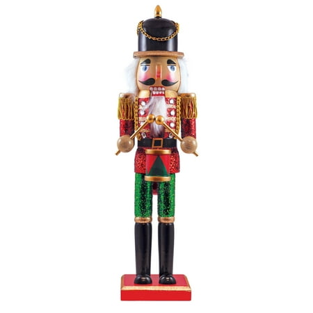

MasterPieces Holiday - Drummer 12 Wood Nutcracker - Christmas Décor