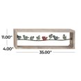 thumbnail image 4 of DecMode White Metal Bird Wall Decor, 4 of 12