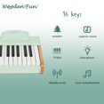 thumbnail image 3 of Piano de madera WOODENFUN de 18 teclas digitales para niños de 3 años y más, 3 of 6
