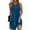B320 Blue sundresses for women clearance under $5, variant on Women Dresses Under $10! Xqxayjr Swimsuit Coverup for Women Summer Sleeveless Bathing Suit Cover Ups Beach Tshirt Outfit Dress
