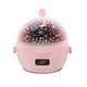 thumbnail image 1 of Lámpara de proyección de cielo estrellado LED, luz nocturna sincronizada para dormitorio, llena de estrellas, luz nocturna de regalo de cumpleaños (rosa), 1 of 5