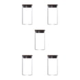 thumbnail image 2 of Injueey Frascos de almacenamiento de vidrio apilables con tapas herméticas - Contenedores de almacenamiento de cocina universales y que Type2 NO2, 2 of 6