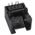 thumbnail image 2 of 40 Pcs Rj45 8P8C Prise Réseau Internet Pcb Noir, 2 of 7