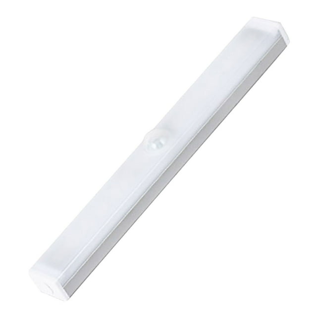 Magnetic Self-Adhesive LED Motion Sensor Night Light Bar - Rechargeable Wireless Closet, Cabinet, and Hallway Light with Warm White Glow