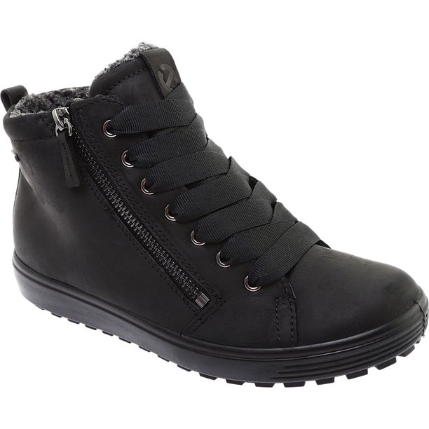 ECCO Soft 7 Tred GORE-TEX Sneaker Black Cow Oil Nubuck 39 M -