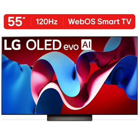 LG 55" Class 4K UHD OLED Web OS Smart TV with Dolby Vision C4 Series - OLED55C4PUA