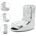 thumbnail image 4 of Bota de espuma neumática para caminar con correa de tobillo, soporte para pie, férula plantar, talla M, 4 of 11