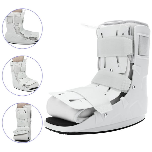 Férula plantar, bota de espuma neumática para caminar, soporte para el tobillo, soporte para el pie optimizado para la excelencia