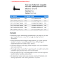 thumbnail image 2 of Front Outer Tie Rod End - Compatible with 1995 - 2004 Toyota Tacoma GAS 1996 1997 1998 1999 2000 2001 2002 2003, 2 of 2