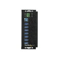 thumbnail image 2 of StarTech.com 7 Port USB Hub with Power Adapter, Surge Protection, Metal Industrial USB 3.0 Data Transfer Hub, Din Rail, Wall or Desk Mountable, High Speed USB 3.1/USB 3.2 Gen 1 5Gbps Hub 7 x USB 3.2 Gen 1 - Windows/macOS/Linux (HB30A7AME) - Hub - - Rail Din Montable, Montable au Mur - Conforme TAA - pour P/N : ITB20D3250, 2 of 5
