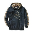 thumbnail image 1 of Legendary Whitetails Men's Standard Camo Outfitter Hoodie, Navy, X-Large, 1 of 5