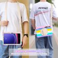 thumbnail image 4 of XYX Case for Samsung Galaxy Tab S9/Tab S9 FE 11.0 Inch with 360 Degree Rotating, Hand Strap, Shoulder Strap, Colourful Pink, 4 of 7