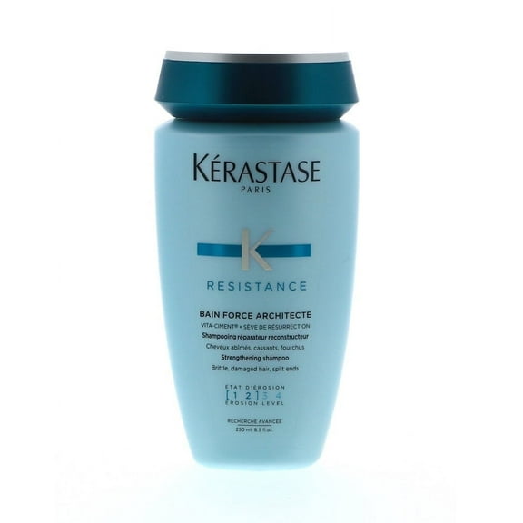 Kerastase Resistance Bain Force Architecte Shampoo, 8.5 Ounce