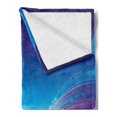 thumbnail image 2 of Colorful Soft Flannel Fleece Throw Blanket, Funky Pop Art Radiant Lines Design in Wave-Like Color Reflections Image, Cozy Plush for Indoor and Outdoor Use, 50" x 60", Multicolor, by Ambesonne, 2 of 5