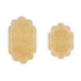 thumbnail image 2 of Home Weavers Allure Collection 100% Cotton Non-Slip Bathroom Rug Set Machine Washable Bathroom Rug-17"x24", Bath Rug- 21"x34", Yellow Color 2 Piece Bath Carpet set, 2 of 9