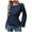 Navy, variant on Women's Polka Dots Ruffle Peplum Blouse Smocked Tops | Boat Neck, Long Sleeve, Going Out, Casual, Elegant Shirt (Navy, XS)