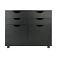 thumbnail image 6 of Winsome Halifax 2-Door, 4-Drawer Mobile Cabinet 20622, Black Finish, 6 of 11