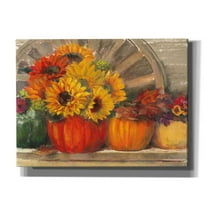 Epic Graffiti 'Autumn Still Life Crop' by Carol Rowan, Giclee Canvas Wall Art, 54"x40"