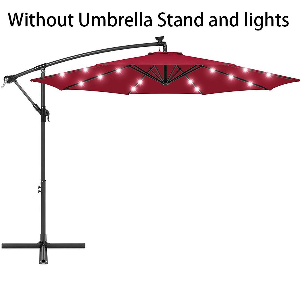118 Inch Patio Umbrella Outdoor Table Market Umbrella With Push Button With Push Button Tilt And Crank For Garden Lawn Deck Backyard Walmart Canada