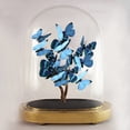 thumbnail image 2 of Decoraciones de mariposas naudassods, 12 piezas, DIY, estacas 3D, azul, 2 of 7