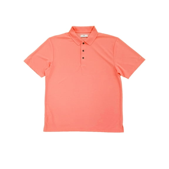 Grand Slam Mens Geranium Pink Performance Golf Polo Shirt Large