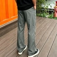 thumbnail image 4 of Guluxicc Men's Athletic Pants with Pockets Elastic Waist Drawstring Long Straight Leg Running Performance Trousers for Everyday Gym Workout Wear Summer Casual Outfits, 4 of 7