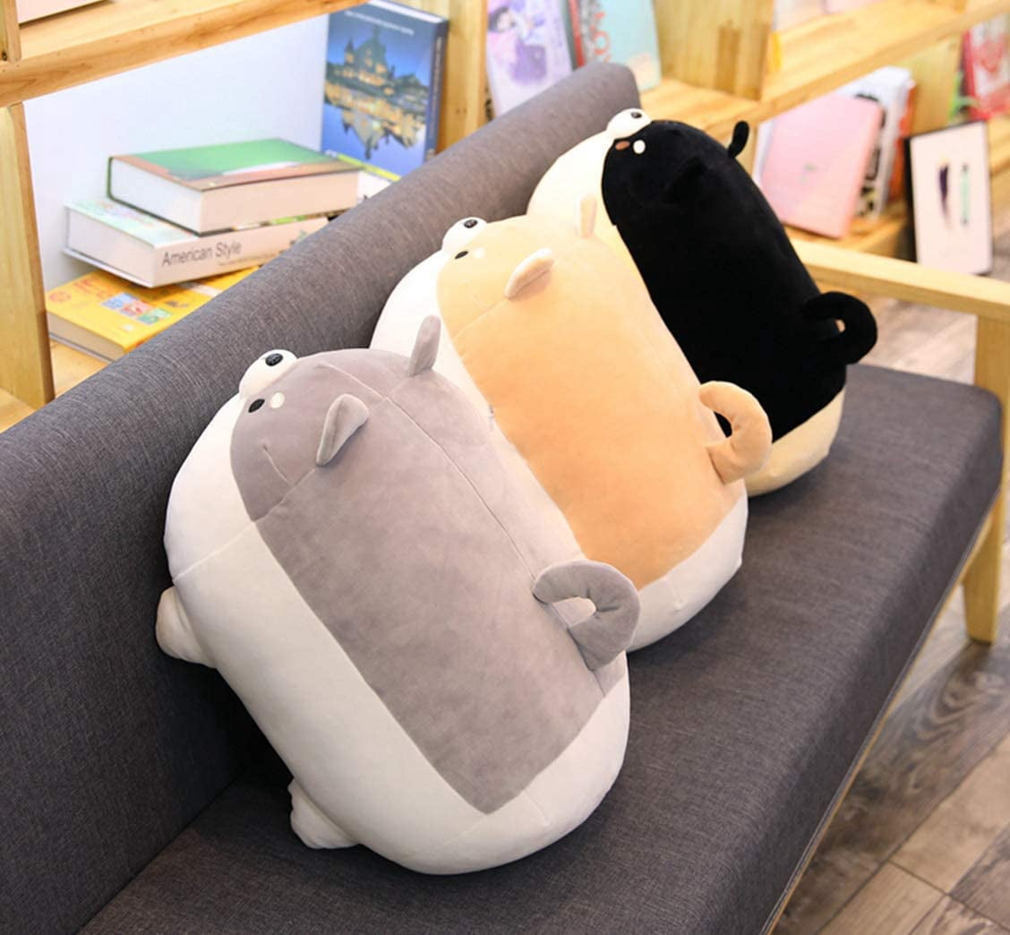 OUKEYI Peluche Shiba Inu – 40,6 Cm – Oreiller Doux – Cadeau Fille Et Garçon – Tissu Doux – Emballage Sous Vide