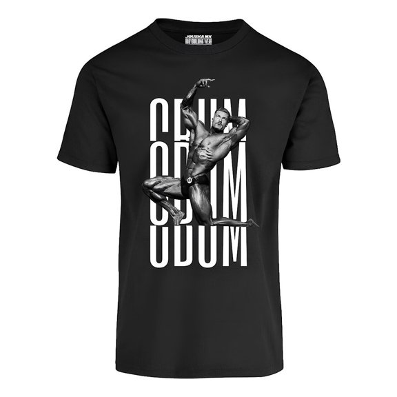 Playera Jouska Mx Deportiva Bodybuilding Gym Estampada Daddy Cbum Talla S Negra