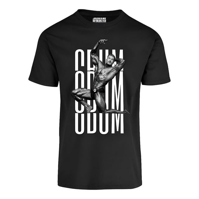 Playera Jouska Mx Deportiva Bodybuilding Gym Estampada Daddy Cbum Talla XL Negra