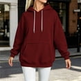 thumbnail image 5 of Njagoc3 Women Hoodies Sweatshirts Sweaters Hooded Oversized Long Sleeve Crewneck Shirts Fall Winter Outfits Pocket, 5 of 6