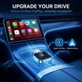 thumbnail image 2 of 2-in-1 Wireless CarPlay Adapter for iPhone & Android Auto Adapter, USB-A/Type-C, Plug&Play ， Wired to Wireless, iPhone Android, 1000+ Vehicles, 2 of 7