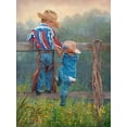 thumbnail image 2 of Dudley, June 19x24 White Modern Wood Framed Museum Art Print Titled - Cowboy Up, 2 of 4