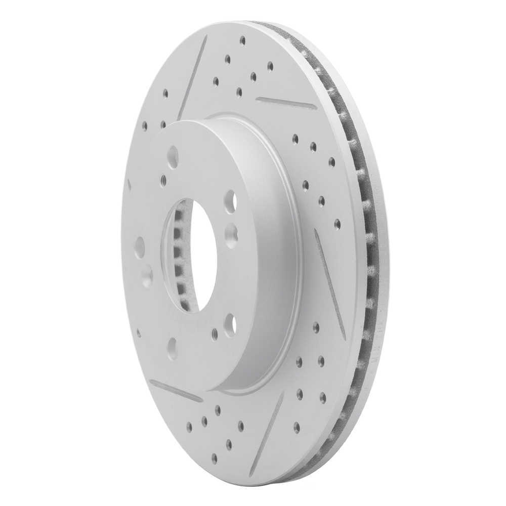 Dynamic Friction Company 830-59036L DFC Geoperformance Rotor - Drilled and Slotted