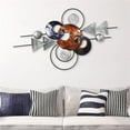 thumbnail image 1 of Empire Art Direct ADM-6048-2748-R Target Hand Painted Etched Metal Wall Sculpture, 1 of 1