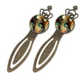 thumbnail image 2 of Notes Vintage Copper Crown-Shaped Bookmarks: Stainless Steel Book Accessories, Gift Set for Book Lovers – Includes 2 Bookmarks, 2 of 5