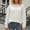 White, variant on Women's Sexy Bow Tied Back Knit Sweater With Open Back Teacher Outfits For Women Gray M