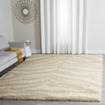 thumbnail image 2 of SAFAVIEH Portofino Henrika Abstract Shag Area Rug, Ivory/Beige, 9' x 12', 2 of 8
