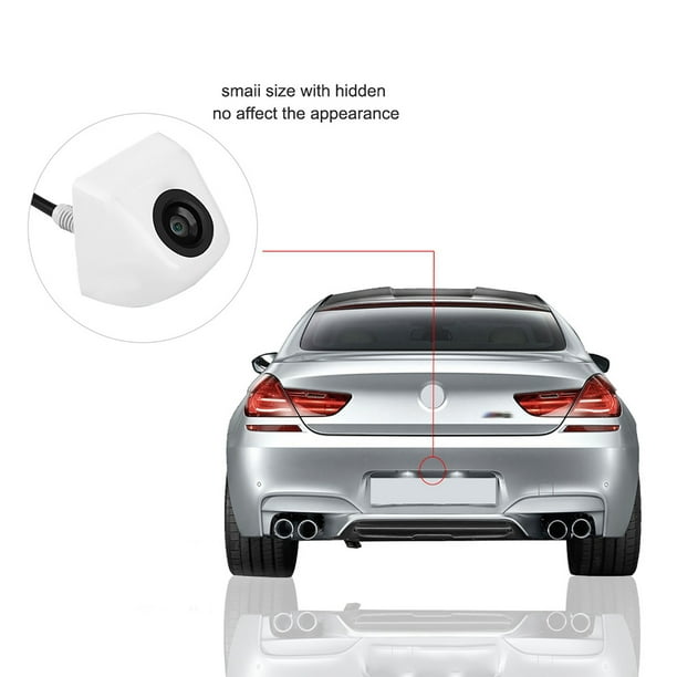 Cámara De Visión Trasera De Coche, Luces Infrarrojas LED Con Regla De Escala De ángulo De Visión Amplio, Resistente Al Agua Para Coche, Camión, RV, Minivan