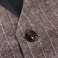 thumbnail image 6 of Penkiiy Men's Business Suit Vest Slim Fit Dress Waistcoat for Wedding Party Dinner Coffee Clearance, 6 of 8