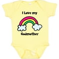 thumbnail image 3 of Inktastic I Love my Godmother Boys or Girls Baby Bodysuit, 3 of 5