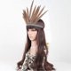 thumbnail image 2 of Feather Hair Band Tiara Bohemian Indian Gypsy Dance Show Headband Accessories National Style, 2 of 5