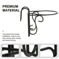 thumbnail image 4 of SHINYPASING 4Pcs Railing Flower Rack Hook Iron Planter Hanger Bracket for, 4 of 8